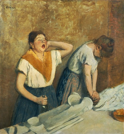The Laundresses (The Ironing) c.1874-76 de Edgar Degas