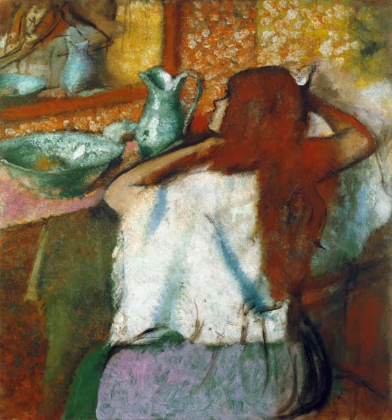 Woman at her Toilet de Edgar Degas