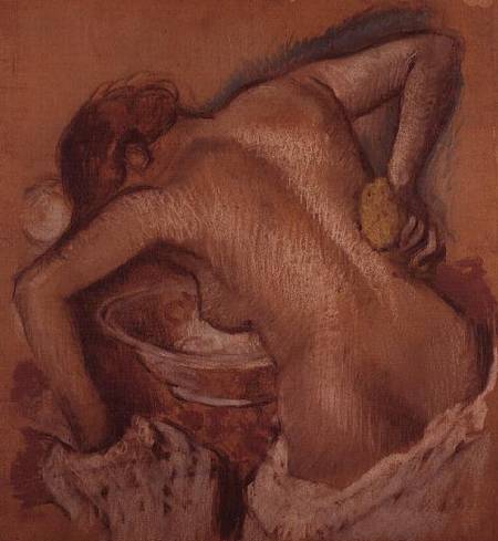 Woman at her toilet de Edgar Degas
