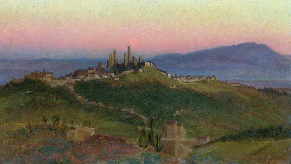 View of San Gimignano de Edith Ridley Corbet