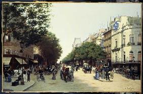The Boulevard des Italiens in Paris