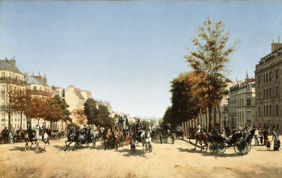 Etoile into the busy Champs Elysées look for it ' de Edmond Georges Grandjean