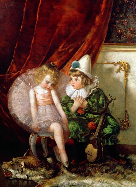 Pierrot and Pierrette de Edmond Louyot
