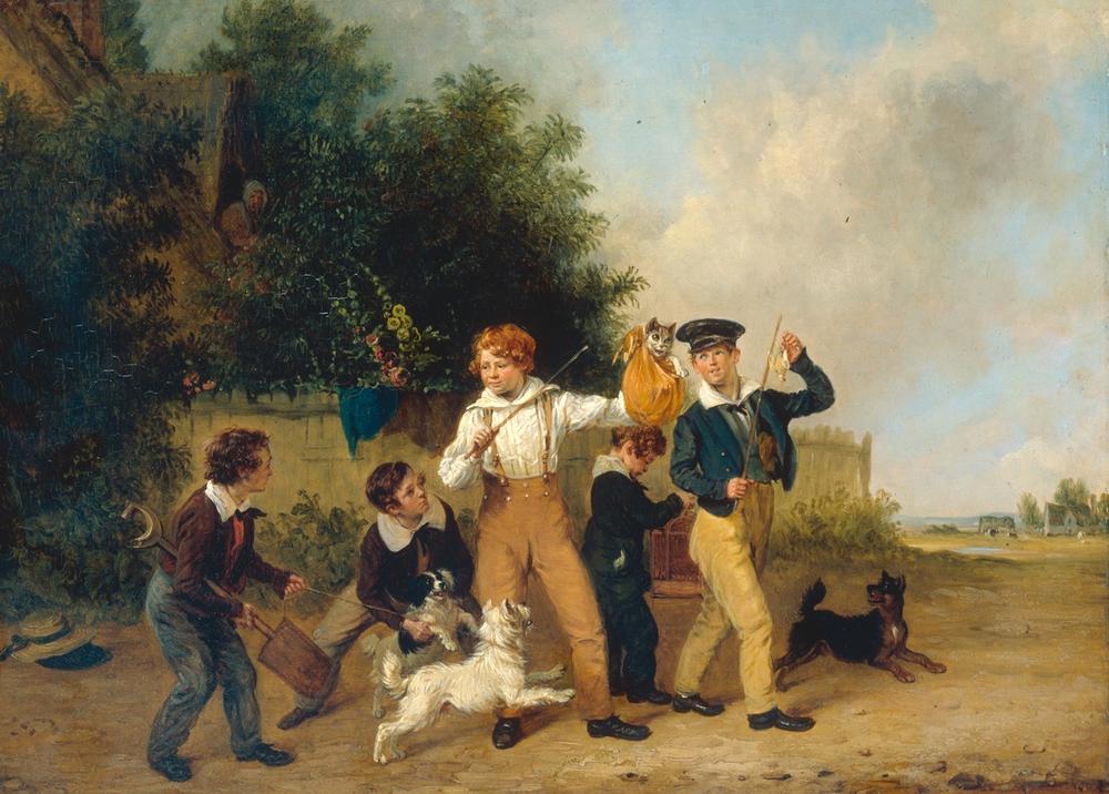 Boys with their Pets de Edmund Bristow