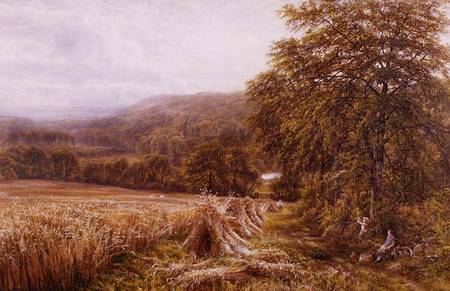 Harvest Time on the Dart de Edmund George Warren