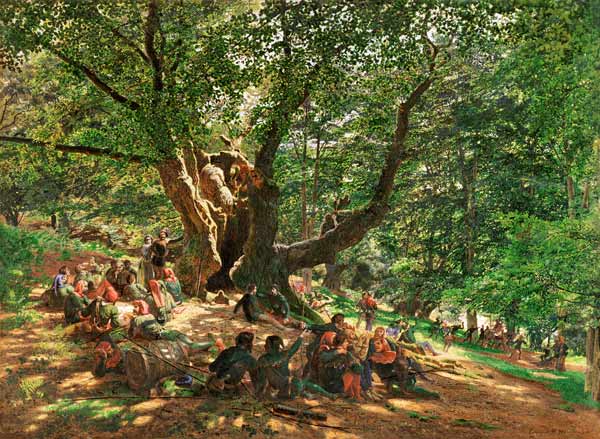 Robin Hood And His Merry Men In Sherwood Forest de Edmund George Warren