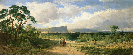 A View of Nottingham de Edmund John Niemann