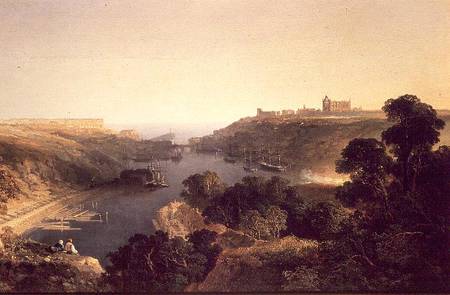 View of Whitby de Edmund John Niemann
