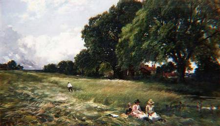 Hayfield at Danbury, Essex de Edmund Morison Wimperis