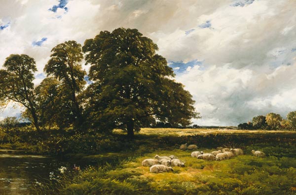 Landscape with Sheep de Edmund Morison Wimperis