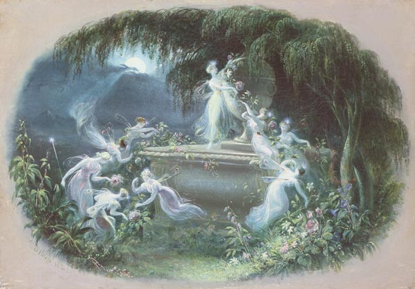 The Visit at Moonlight de Edmund Thomas Parris