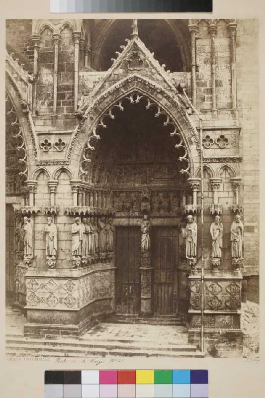 Amiens: Das 'Portail de la Vierge' an der Westfassade der Kathedrale de Édouard Baldus