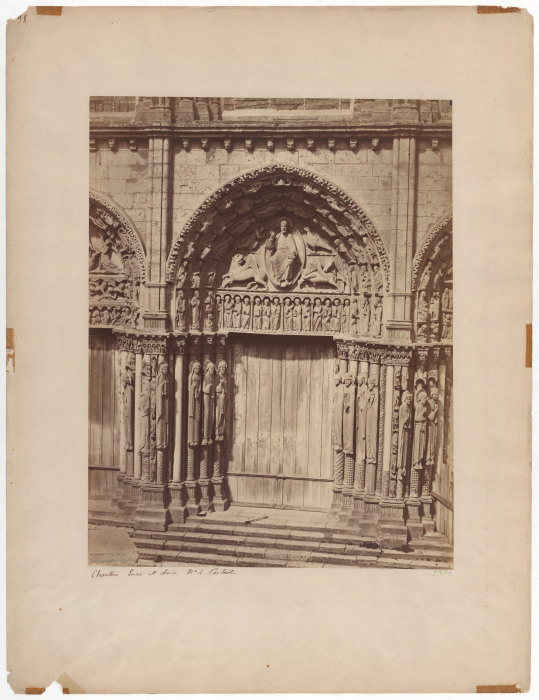 Chartres: Royal portal of the cathedral de Édouard Baldus