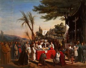 Funeral of Godfrey of Bouillon in Jerusalem, 23rd July 1100