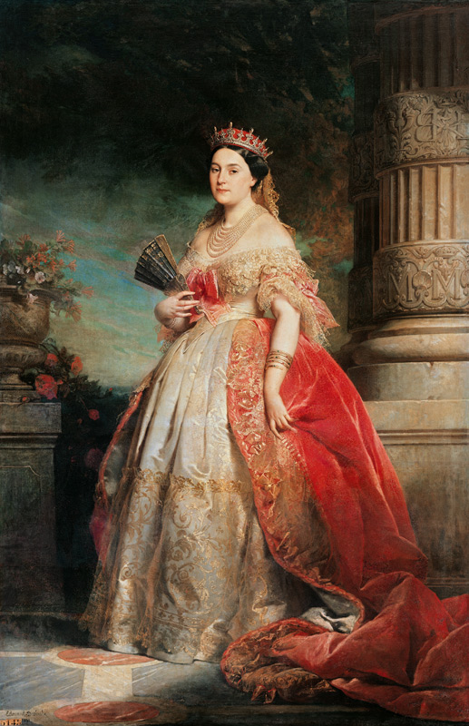 Mathilde Laetitia Wilhelmine Bonaparte (1820-1904) de Edouard Louis Dubufe