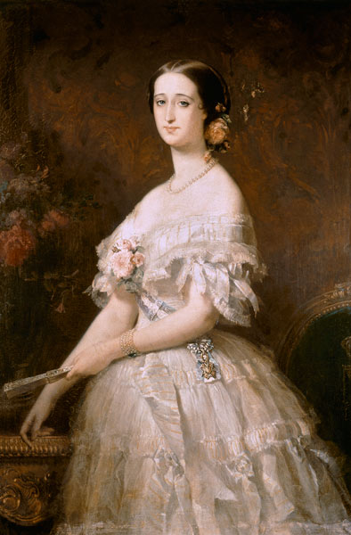Portrait of Empress Eugenie (1826-1920) de Edouard Louis Dubufe