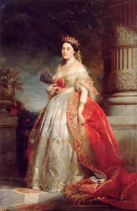 Mathilde Laetitia Wilhelmine Bonaparte, Princesse Française (1820-1904) de Edouard Louis Dubufe