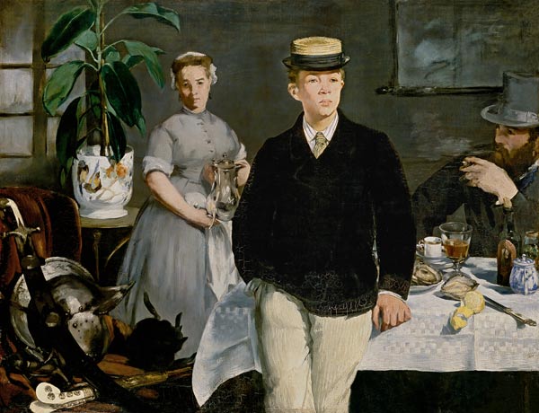Desayuno en el estudio de Edouard Manet