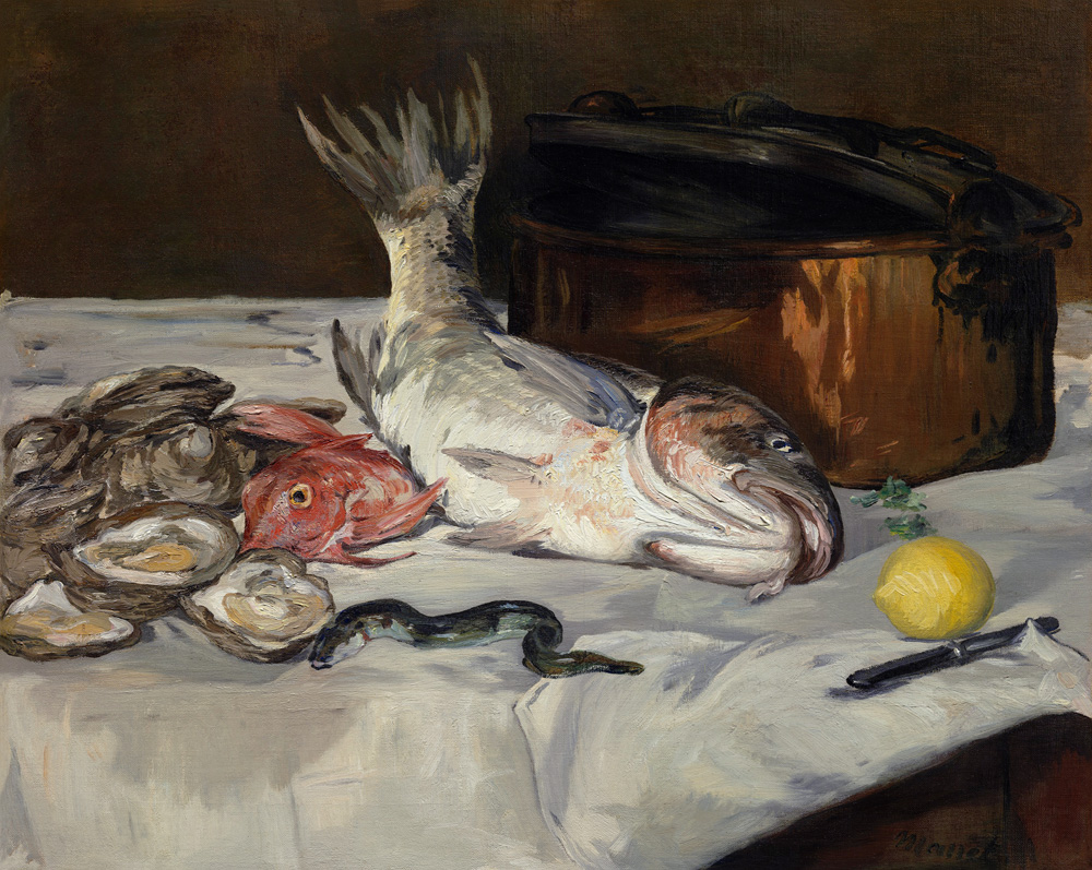 Fisch (Stillleben) de Edouard Manet