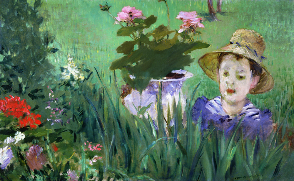 Boy in Flowers (Jacques Hoschedé) de Edouard Manet