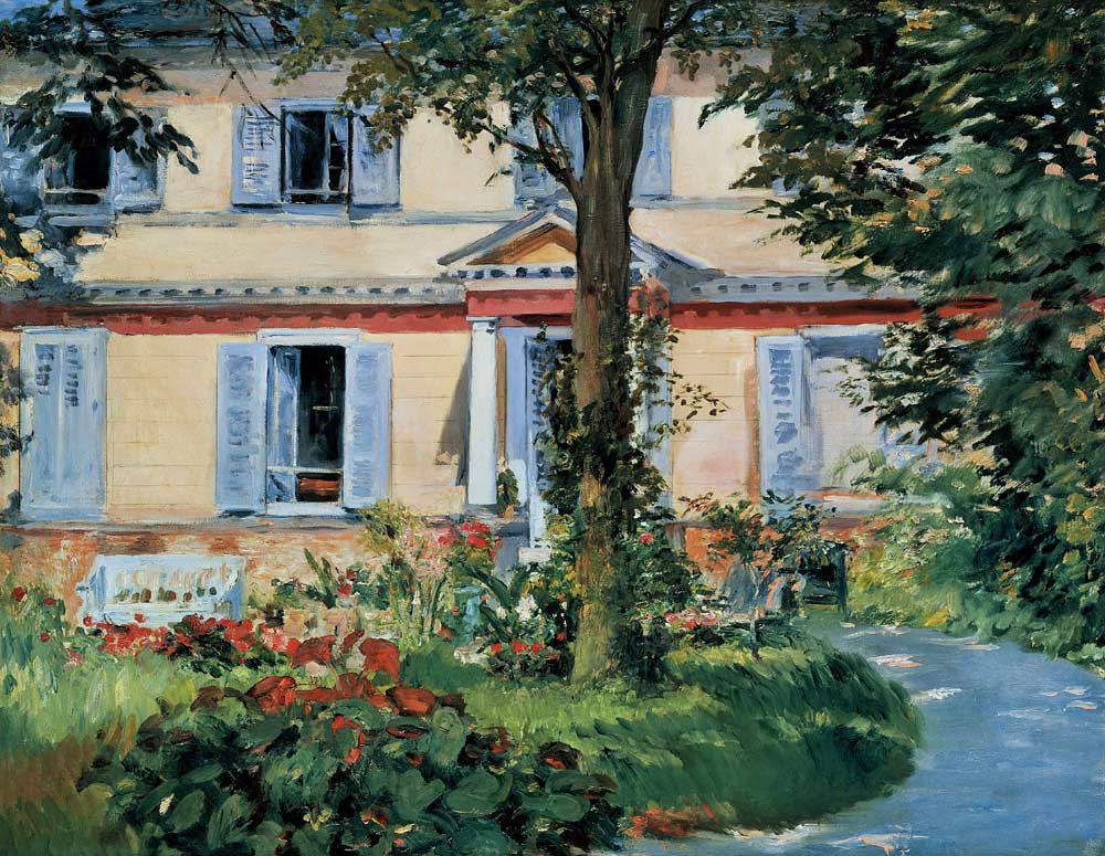 House in Rueil de Edouard Manet