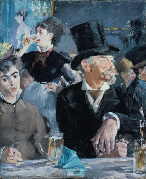 At the Café de Edouard Manet