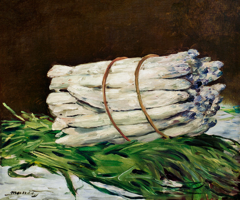 Botte d'asperges (Spargelstillleben) de Edouard Manet