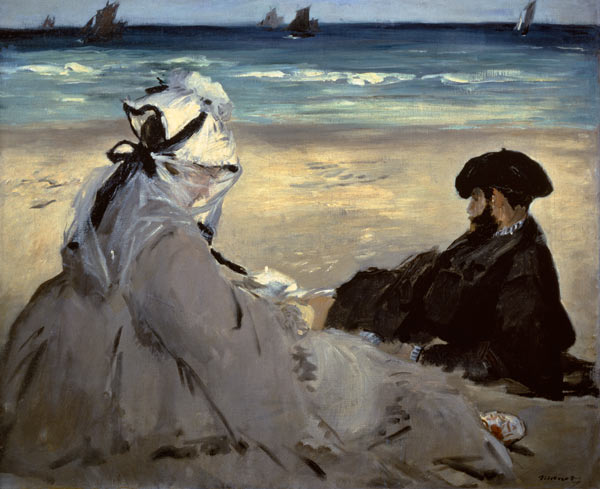On the Beach de Edouard Manet