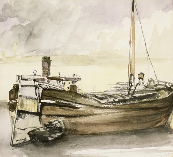 The Barge de Edouard Manet