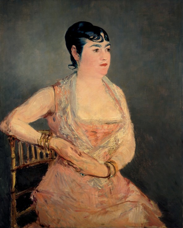 Lady in Pink (La dame en rose) de Edouard Manet