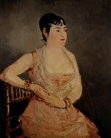 Lady in Rosa (madam Marlin) de Edouard Manet
