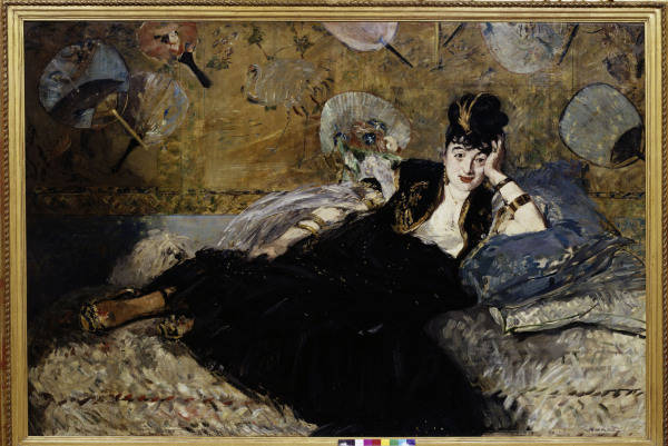 E.Manet / The Lady with the fans de Edouard Manet