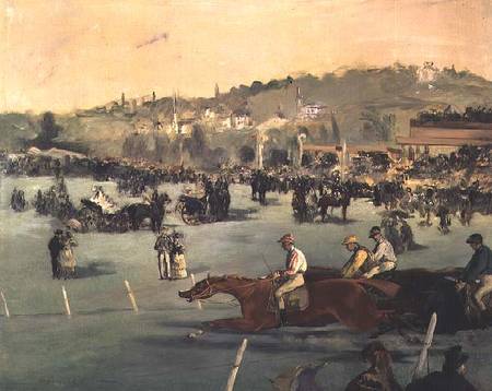 Horse Racing de Edouard Manet