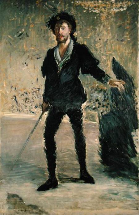 Jean Baptiste Faure (1840-1914) in the Opera 'Hamlet' by Ambroise Thomas (1811-86) (Study) de Edouard Manet