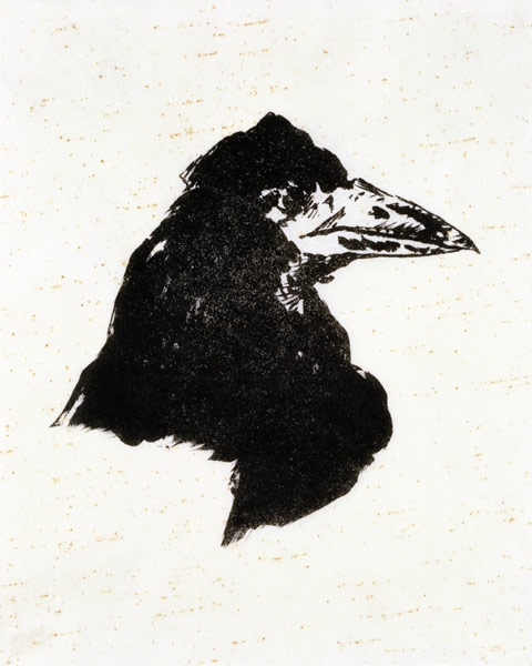 Le Corbeau (The Raven) Illustration for the poem "The Raven" by Edgar Allan Poe de Edouard Manet