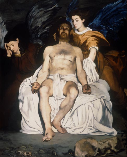 Manet / Dead Christ and Angels / 1864 de Edouard Manet