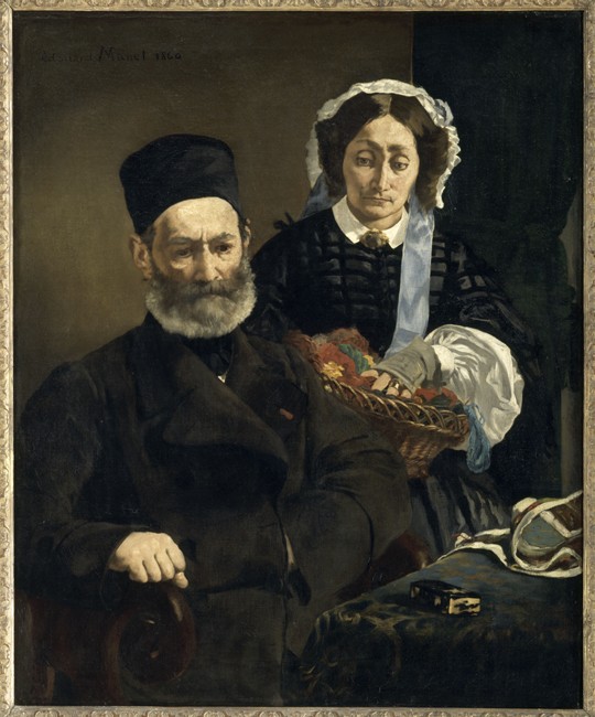 Monsieur and Madame Auguste Manet de Edouard Manet