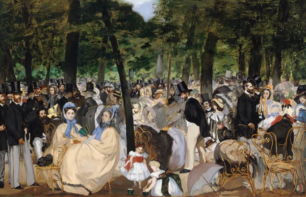 Music in the Tuileries de Edouard Manet