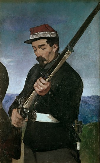 Non Commissoned Officer holding his Rifle de Edouard Manet
