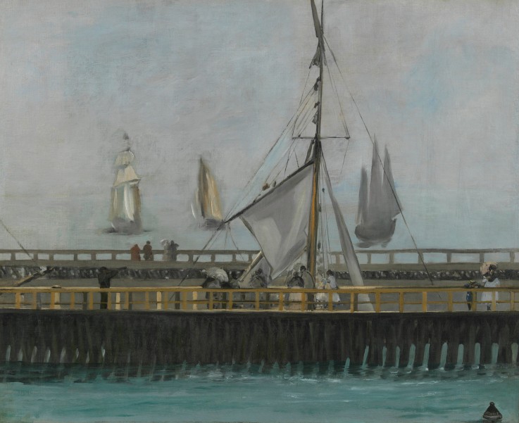 The jetty of Boulogne-sur-Mer de Edouard Manet