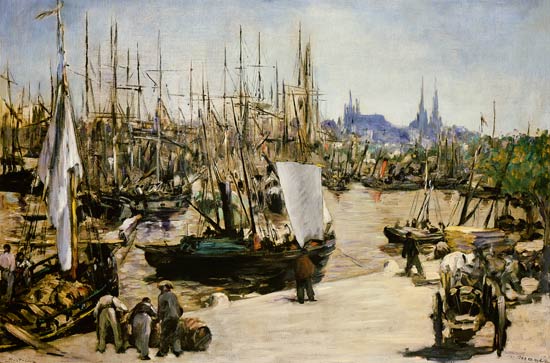 Harbour at Bordeaux de Edouard Manet