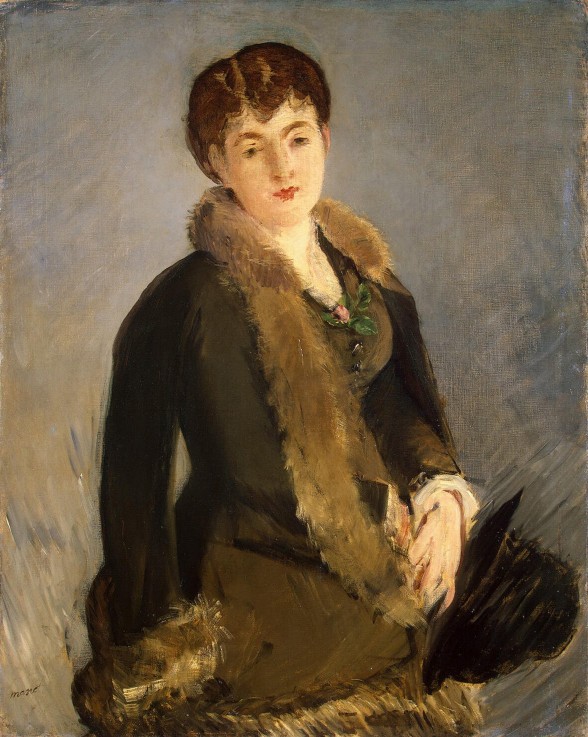 Portrait of Mademoiselle Isabelle Lemonnier de Edouard Manet