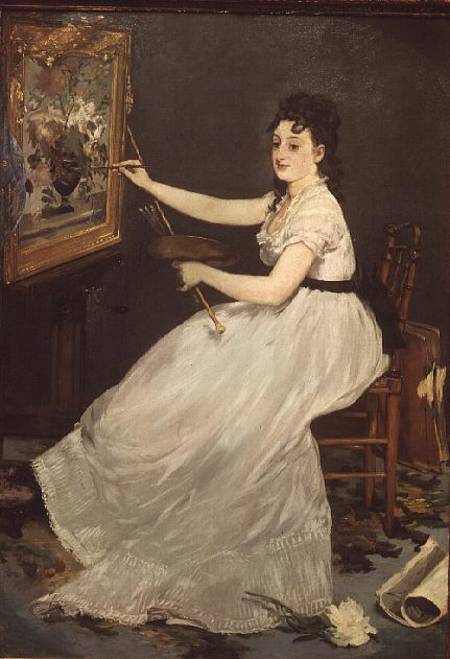 Portrait of Eva Gonzales (1849-83) de Edouard Manet