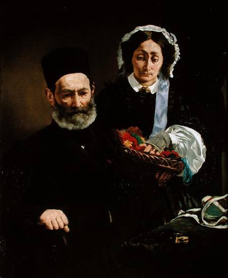 Portrait of Monsieur and Madame Auguste Manet de Edouard Manet