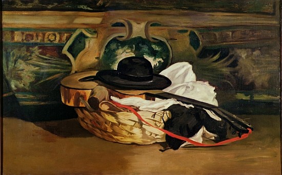 Still Life: Guitar and Sombrero de Edouard Manet
