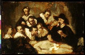 The Anatomy Lesson, after Rembrandt, c.1856