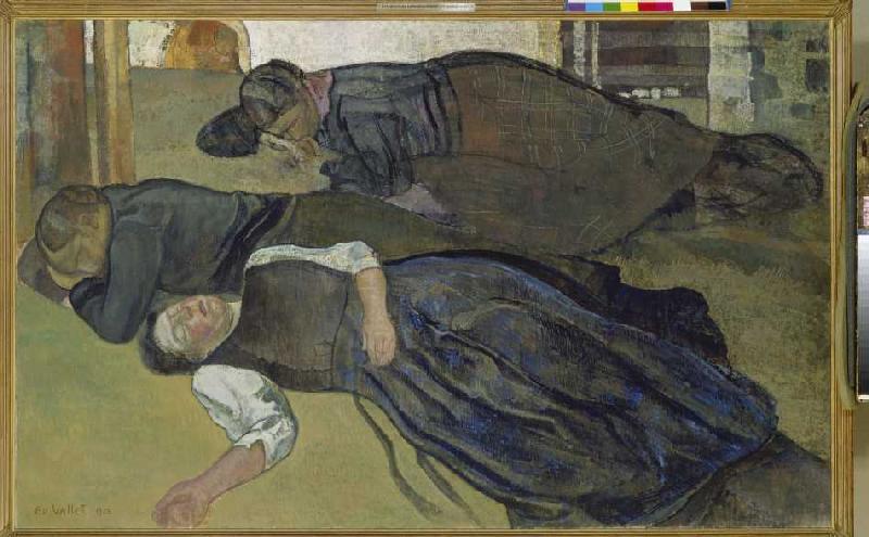 Sleeping women de Edouard Vallet