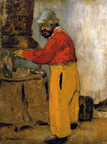 Henri de Toulouse-Lautrec at Villeneuve sur Yonne, 1898 (oil on canvas)  de Edouard Vuillard