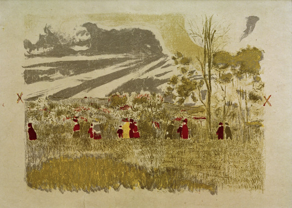 A travers champs (Querfeldein), de Edouard Vuillard