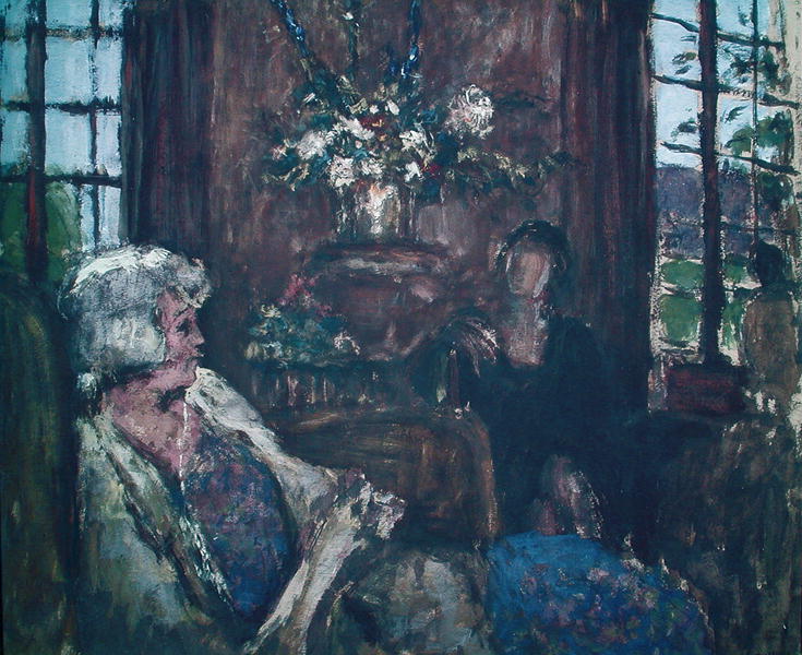 Interior (gouache) de Edouard Vuillard